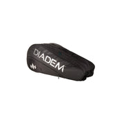 Diadem Tour 9 Pack Nova Racket Bag (Black/Chrome) - Diadem Sports